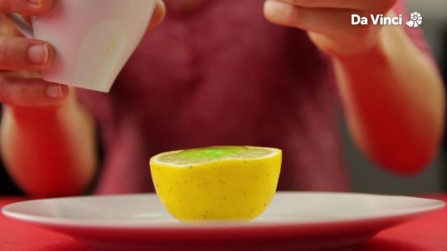 Lemon Volcano Experiment