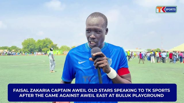 Aweil Old Star captain Faisal Zakaria