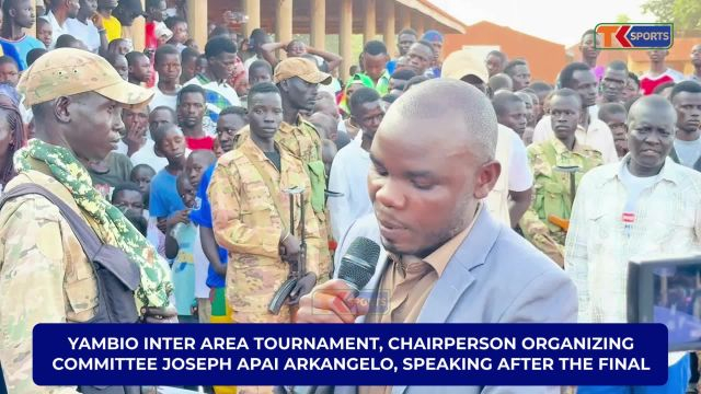 Yambio Inter-Area Tournament Chairman organizing committee Joseph Apai Arkangelo | Final 2025