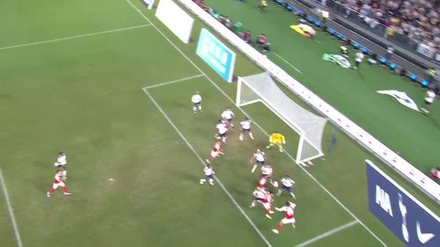 Pape Sarr scores from HALFWAY | Arsenal 0-1 Tottenham | Pre-Season Friendly