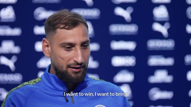 ''My Goal Is To Make History Here'' | Gianluigi Donnarumma's First Interview as Man City Player
