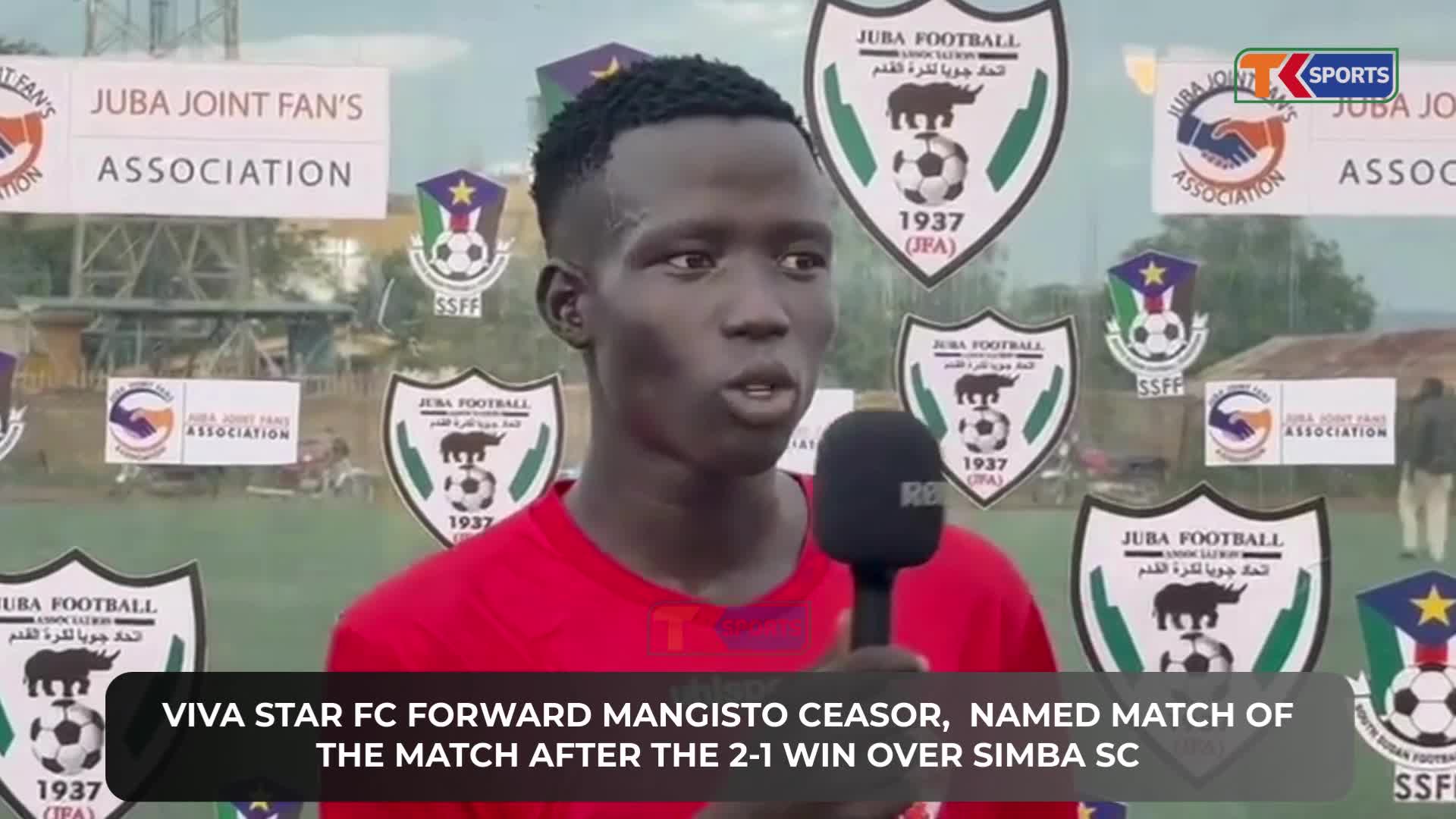 Substitute Mangisto Caesar got the winner for Viva Star to earn MoTM | Simba FC 1-2 Viva Star FC | Juba FA League 2025-26