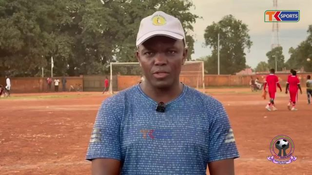 Al Wehida FC, Yambio head coach Daniel Fotur after his side's clash with St. Mary FC in the first game of the First Division League