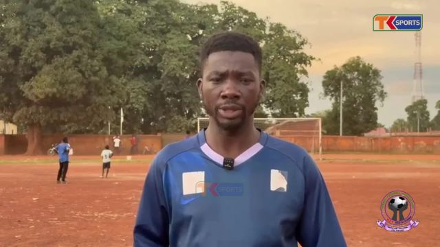 Coach David Dangami of St. Mary FC following their season opening victory