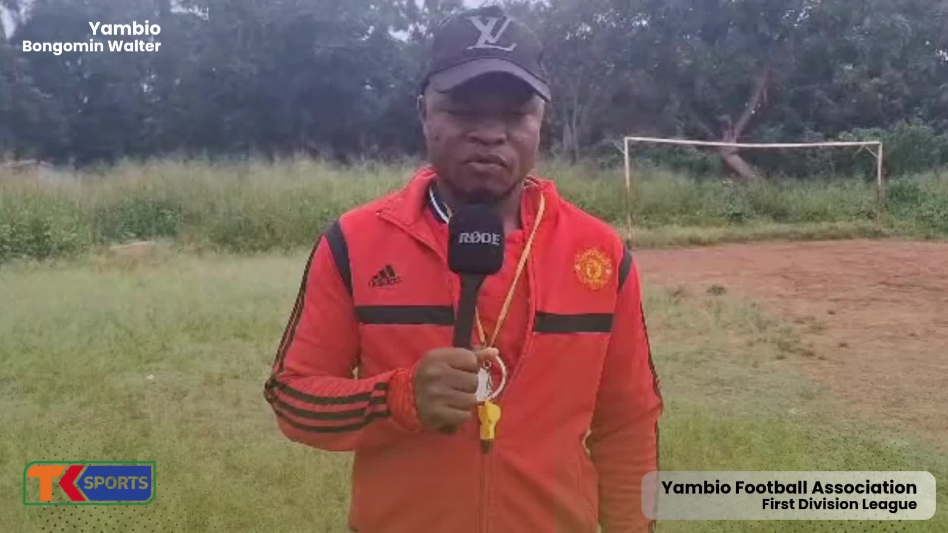 Villa United head coach Giden Kpasira | Yambio First Division League 2025