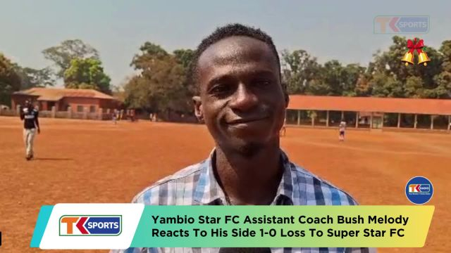 Yambio Stars FC assistant coach Bush Melody | Yambio Stars FC 0-1 Super Stars FC | Yambio First Division League 2025-26
