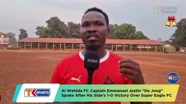 Al-Wehida FC Skipper Emmanuel Justin helped his side to a 1-0 win against Super Eagle FC | Yambio First Division League 2025-26