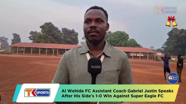 Al-Wehida FC assistant coach Gabriel Justin | Al-Wehida FC 1-0 Super Eagle FC | Yambio First Division League 2025-26