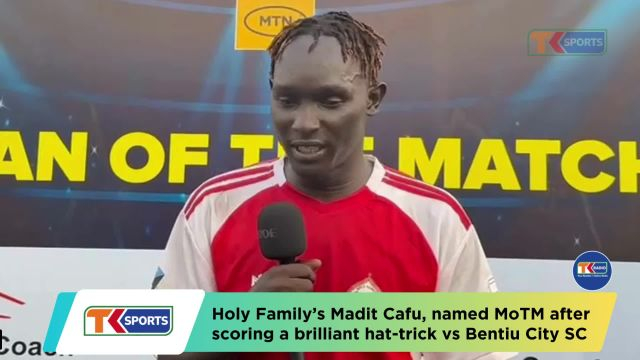Madit's hat-trick helped Holy Family to a 5-2 win over Bentui City | South Sudan Premier League 2025-26