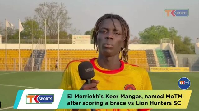 Keer's brace helped El-Merriekh Bentui to a 0-4 win over Lion Hunters | South Sudan Premier League 2025-26