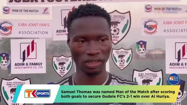 Samuel Thomas scored a brace to dent Al-Hurria's title hopes | Al-Hurria FC 1-2 Gudele FC | Juba FA League 2025-26