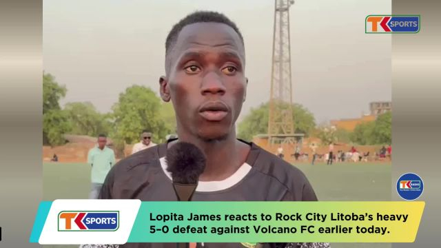 Lopita James reacts to his side's 5-0 defeat | Volcano FC 5-0 Rock City Litoba FC | National South Sudan Cup Second leg 2025-26