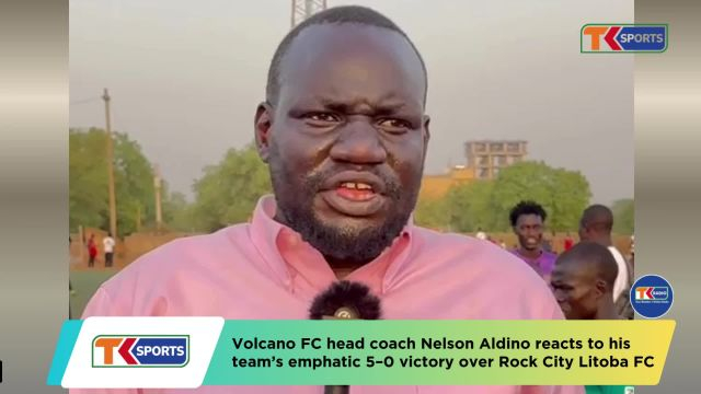 Volcano FC head coach Nelson Aldino on the win | Volcano FC 5-0 Rock City Litoba FC | National South Sudan Cup Second leg 2025-26