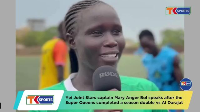Juba. Friday, 13th March | Mary Anger is delighted following Yei Joint Stars' comfortable 10-0 victory over Al Darajat in the Semi-final Second leg on Friday morning at Buluk