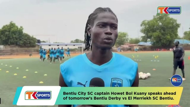 Bentui City FC captain Howet Bol Kuany looks ahead of Bentui derby on Saturday, 14th March | South Sudan Premier League Match Week 21