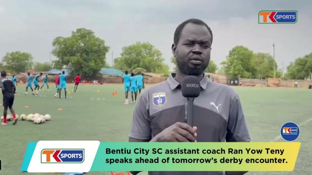 Bentui City assistant coach Ran Yow Teny looks ahead of the derby | South Sudan Premier League Match Week 21