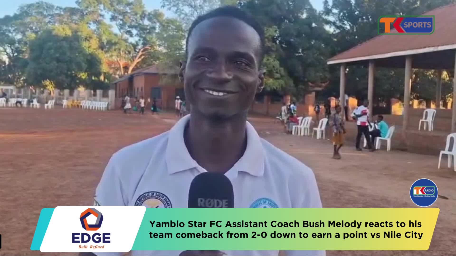 Yambio. Friday, 27th March | Yambio Stars FC assistant coach Bush Melody | Nile City 2-2 Yambio Stars | Yambio First Division League 2025-26
