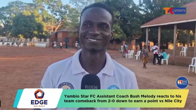 Yambio. Friday, 27th March | Yambio Stars FC assistant coach Bush Melody | Nile City 2-2 Yambio Stars | Yambio First Division League 2025-26