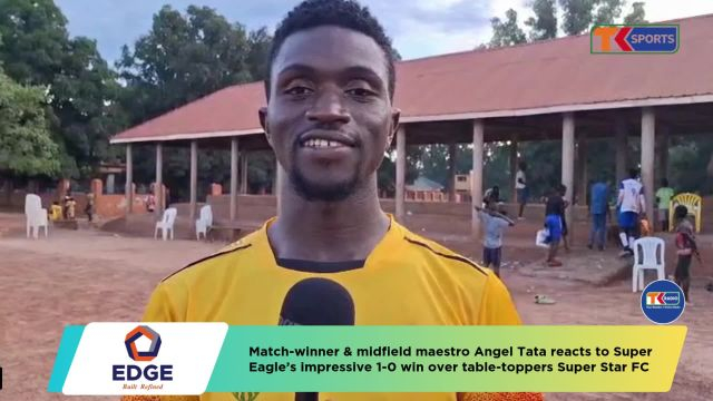 Angel Tata scored the lone goal on Wednesday to inflict defeat on table leaders Super Stars FC | Super Eagle 1-0 Super Stars | Yambio First Division League 2025-26