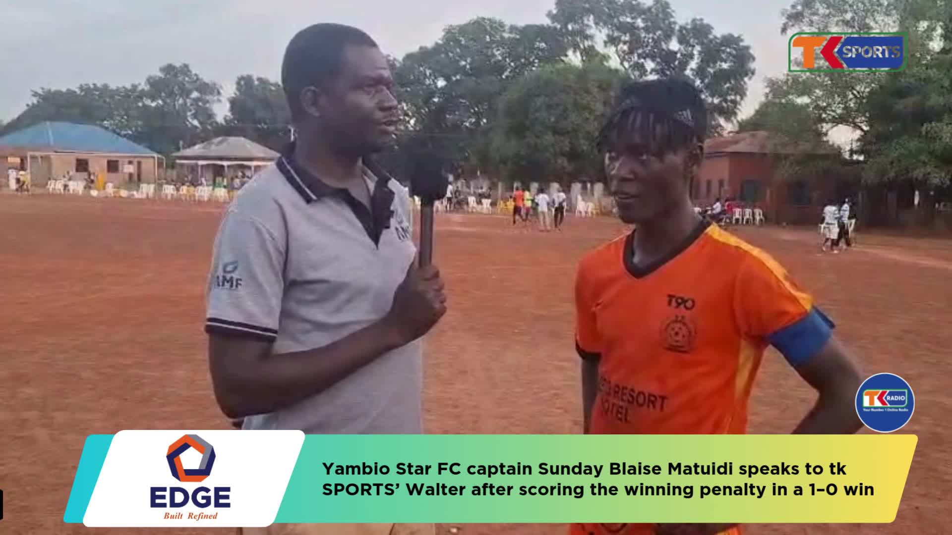 Sunday scored the only goal to send Yambio Stars FC on same points with table leaders Villa United | Yambio First Division League 2025-26