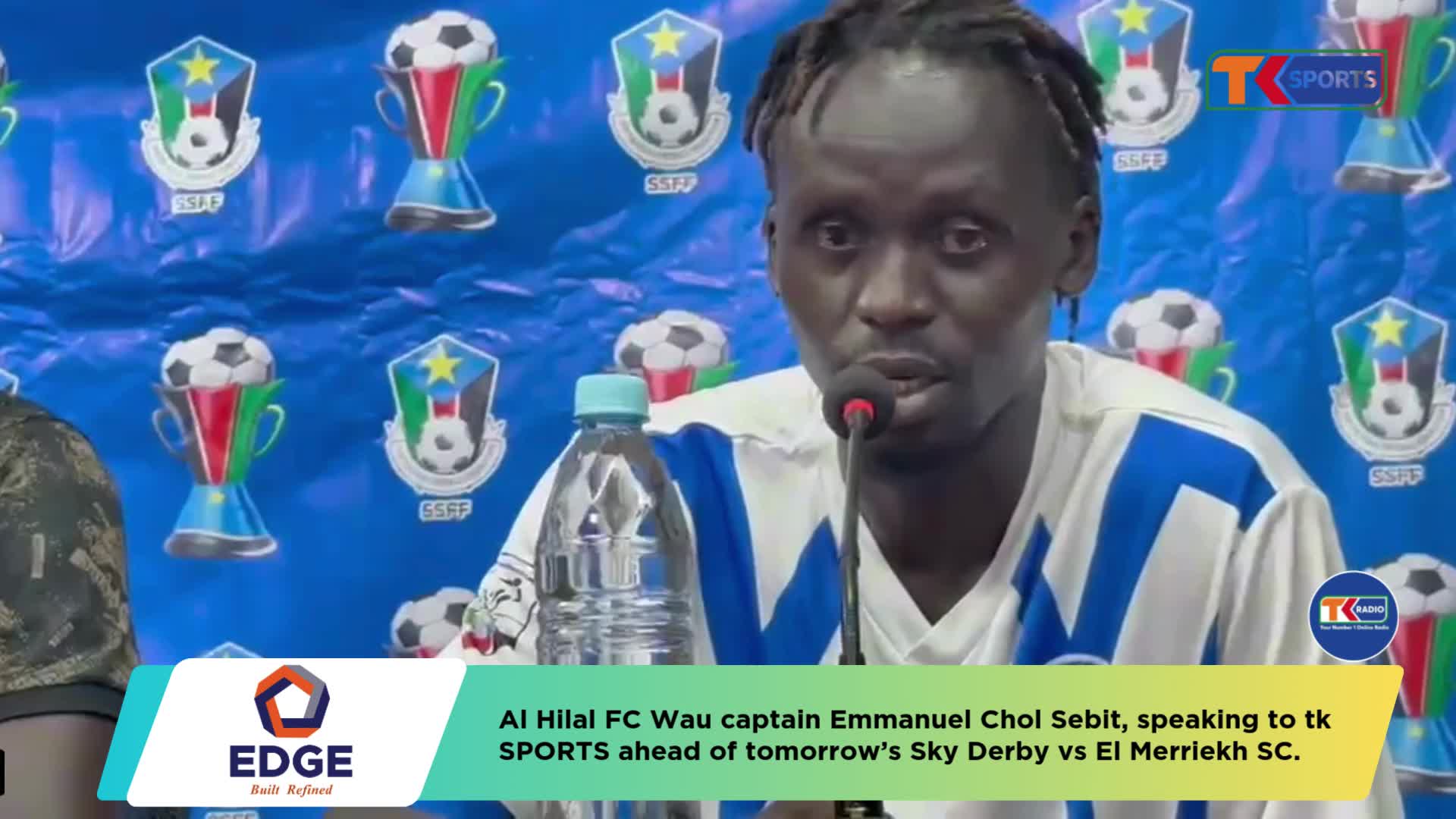 Al-Hilal Wau captain Emmanuel Chol Sebit | South Sudan Cup Semi-final 2025-26